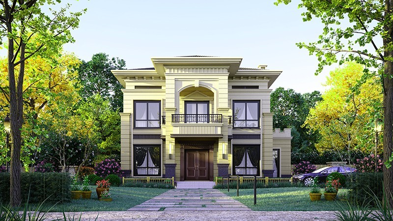 扬州中式合院住宅，开放庭院与邻里乡亲更亲近